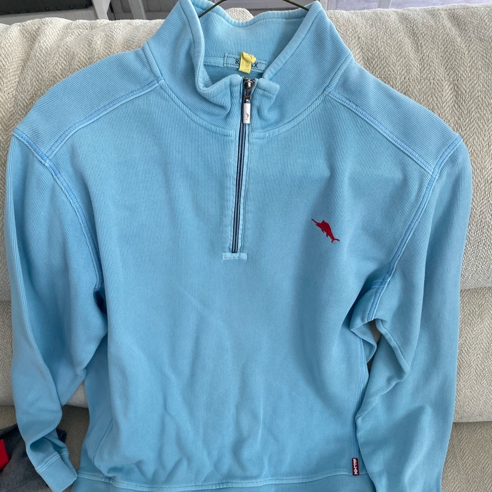 Tommy Bahama 1/2 zip pull over XL